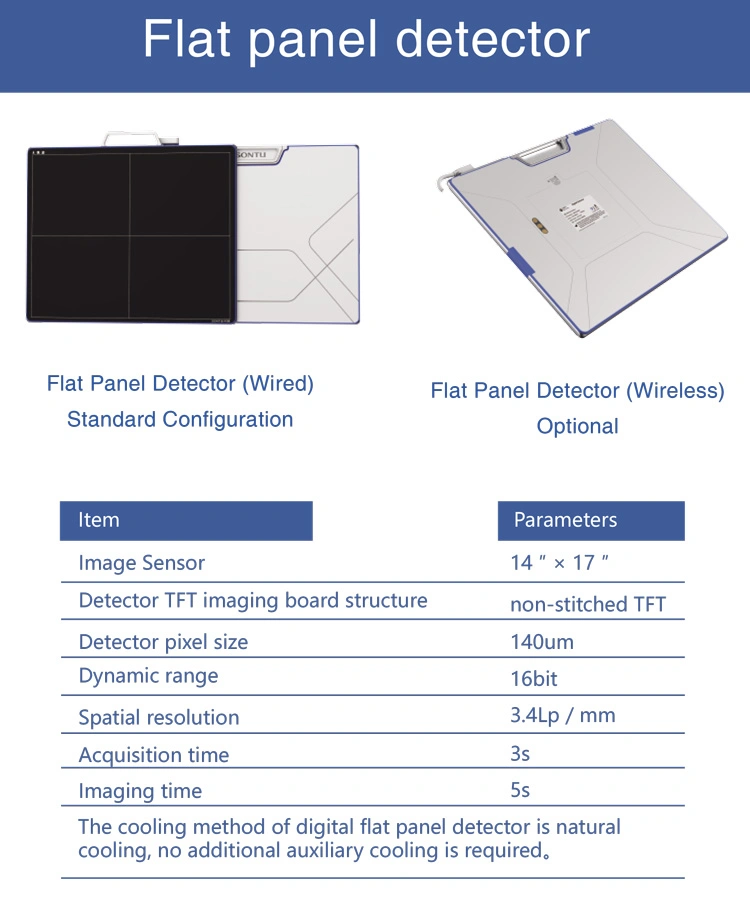 My-D019f Medical Device China X-ray Dr System Machine Digital Portable X-ray Unit