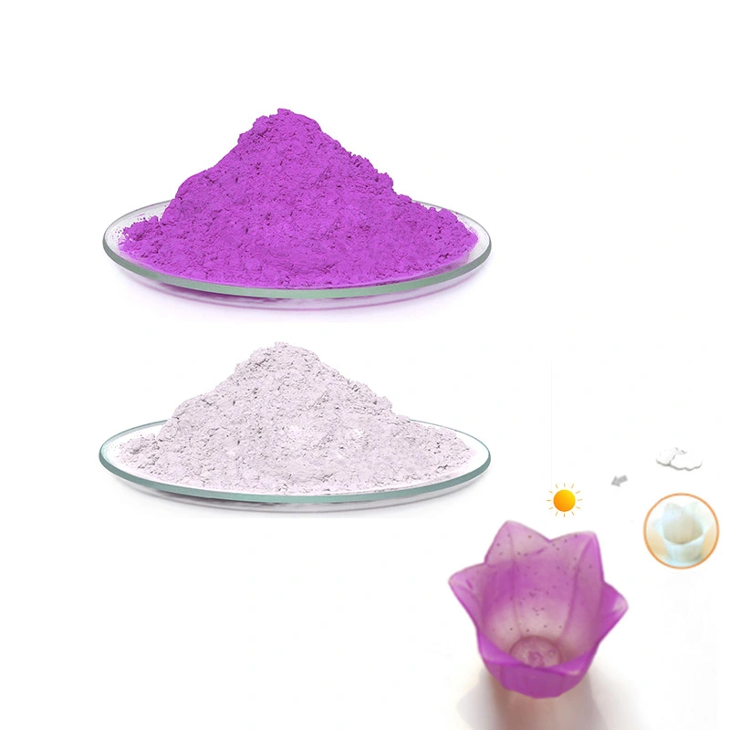 Newest UV Sun Activated Change Color Pigment Powder White to Colorant Photochromic Pigment for Coating Resin Art Nails Ink Paint