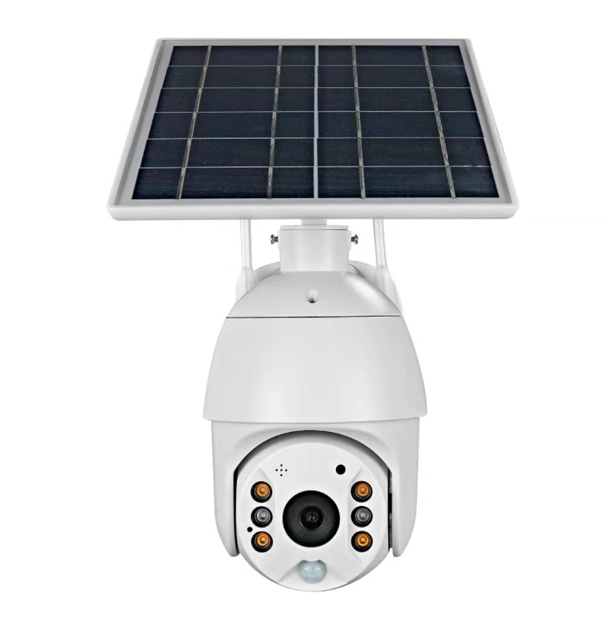 Q3: Segurança CCTV IP 4G Solar Câmara 1080P sem fios Câmara Exterior fechada - circuito Televisão Câmara WiFi baixo consumo de energia Dome Câmara