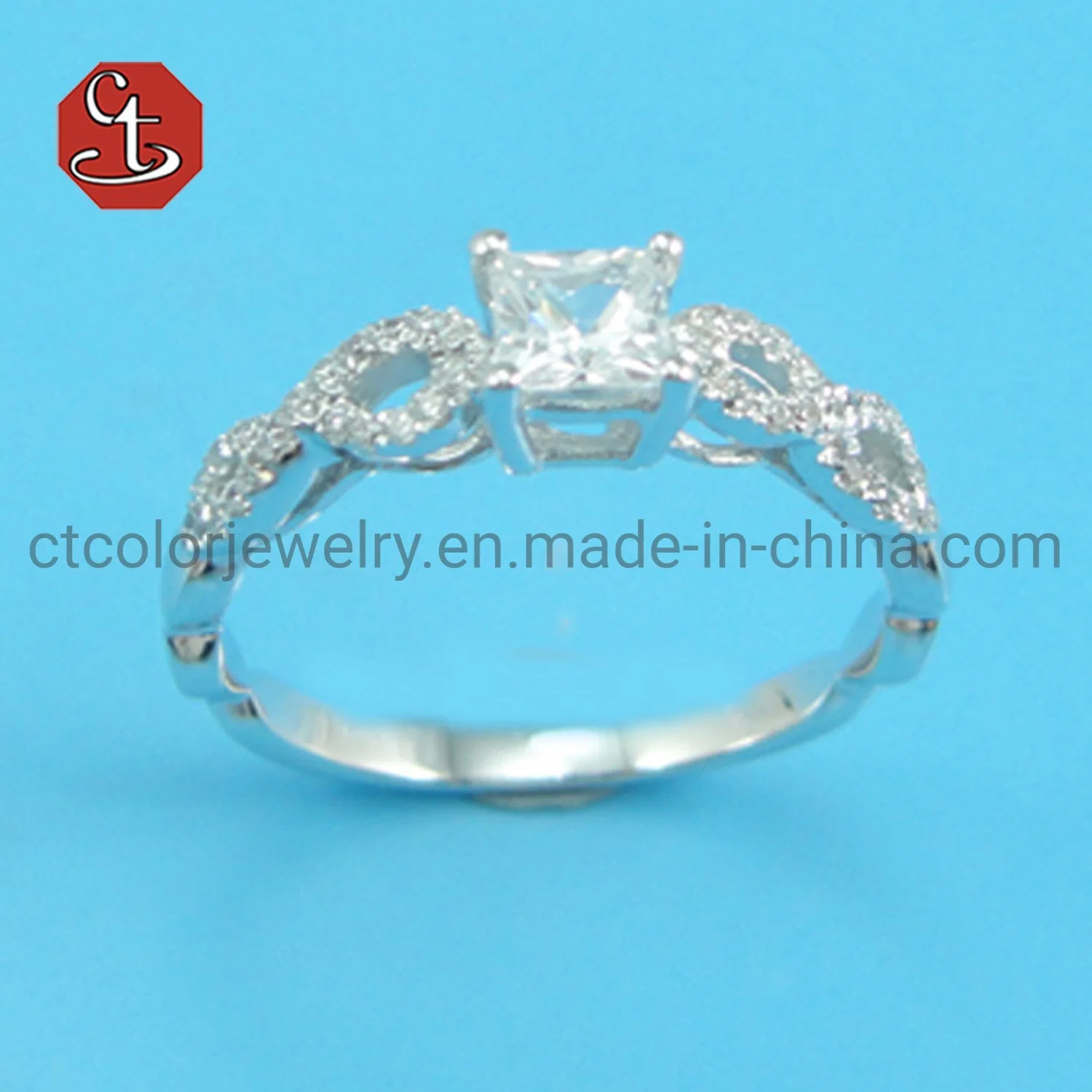 Simple Style Engagement&Wedding Oval Diamond Rings Jewelry For Women Gifts