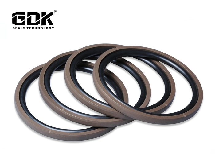 GDK Mechanical Seal PTFE Spg Type Hydraulic Piston Seal for Excavator