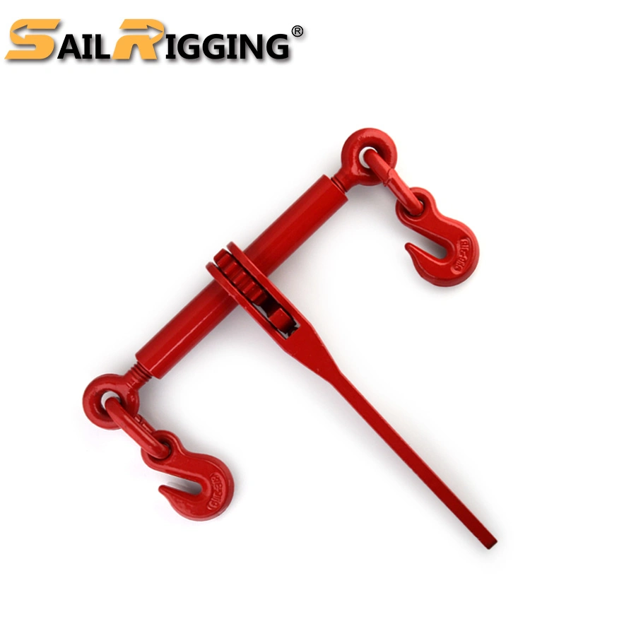 Red Painted Ratchet Type Chain Load Binder