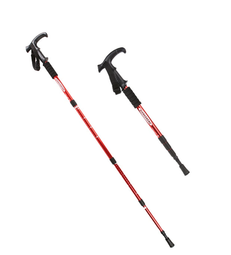 Telescopic Aluminum Telescopic Outdoor Walking Stick for Elderly or Climbing