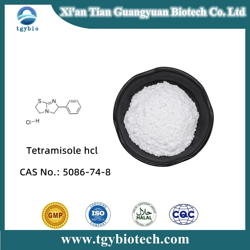 Calidad superior Clorhidrato de tetramisol/tetramisol HCl al 99%