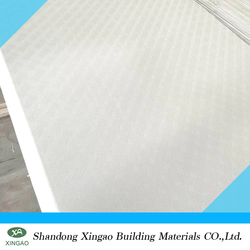 PVC Laminated Gypsum Ceiling Tiles with Aluminum Foil Backing