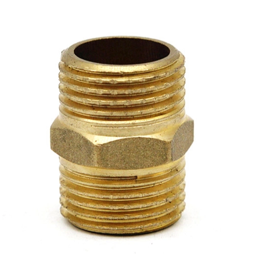 Brass Compression Fittings 1/2&prime; &prime; Male Threaded Nipple Joint