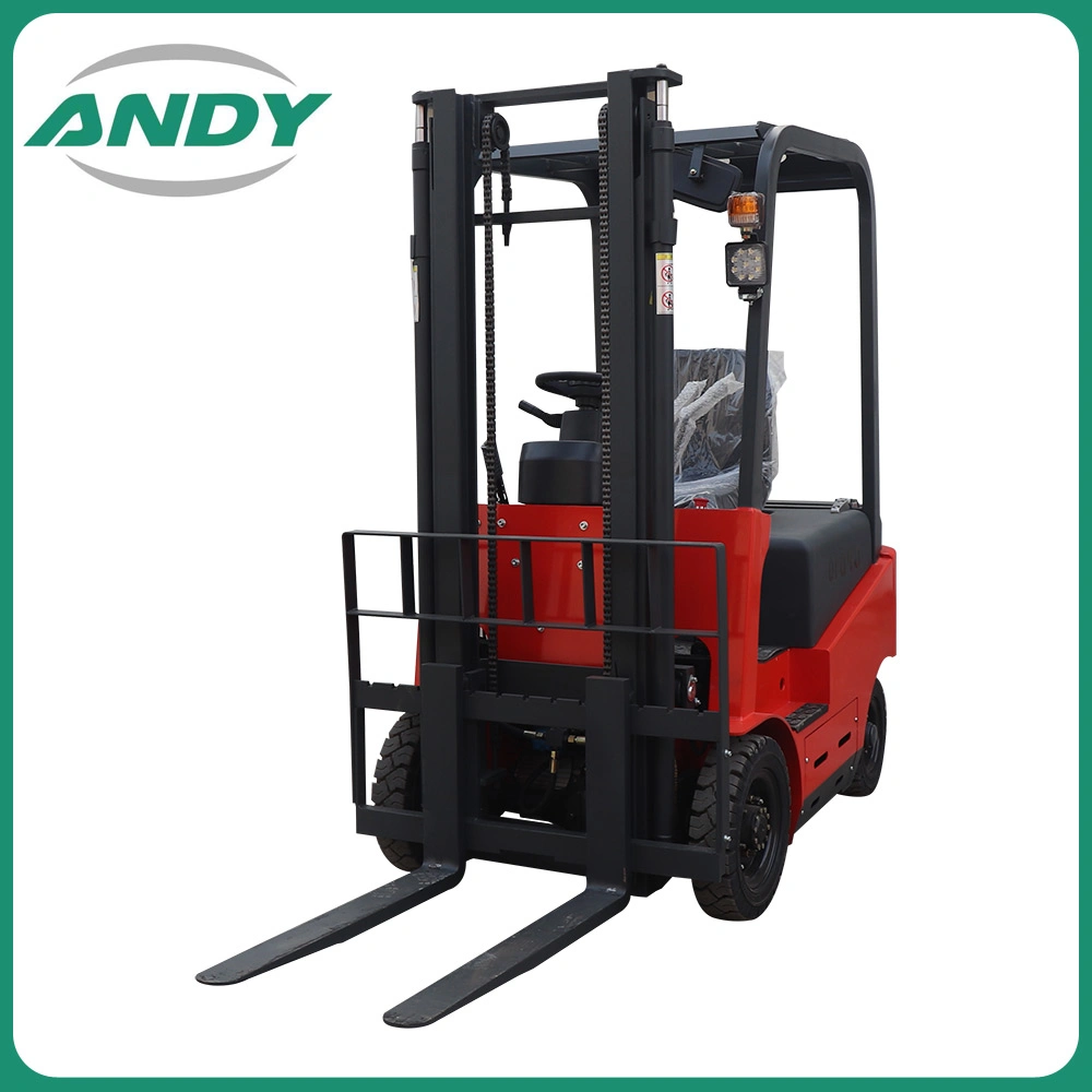 1.0ton 1000kg Lifting Height 4500mm Material Handling Equipment Four Wheel Battery Electric Forklift Equipment