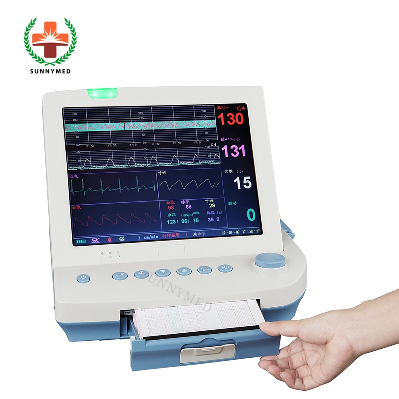 Sy-C011-2 Venta caliente precio barato Materno Fetal multiparámetros Monitor de la madre