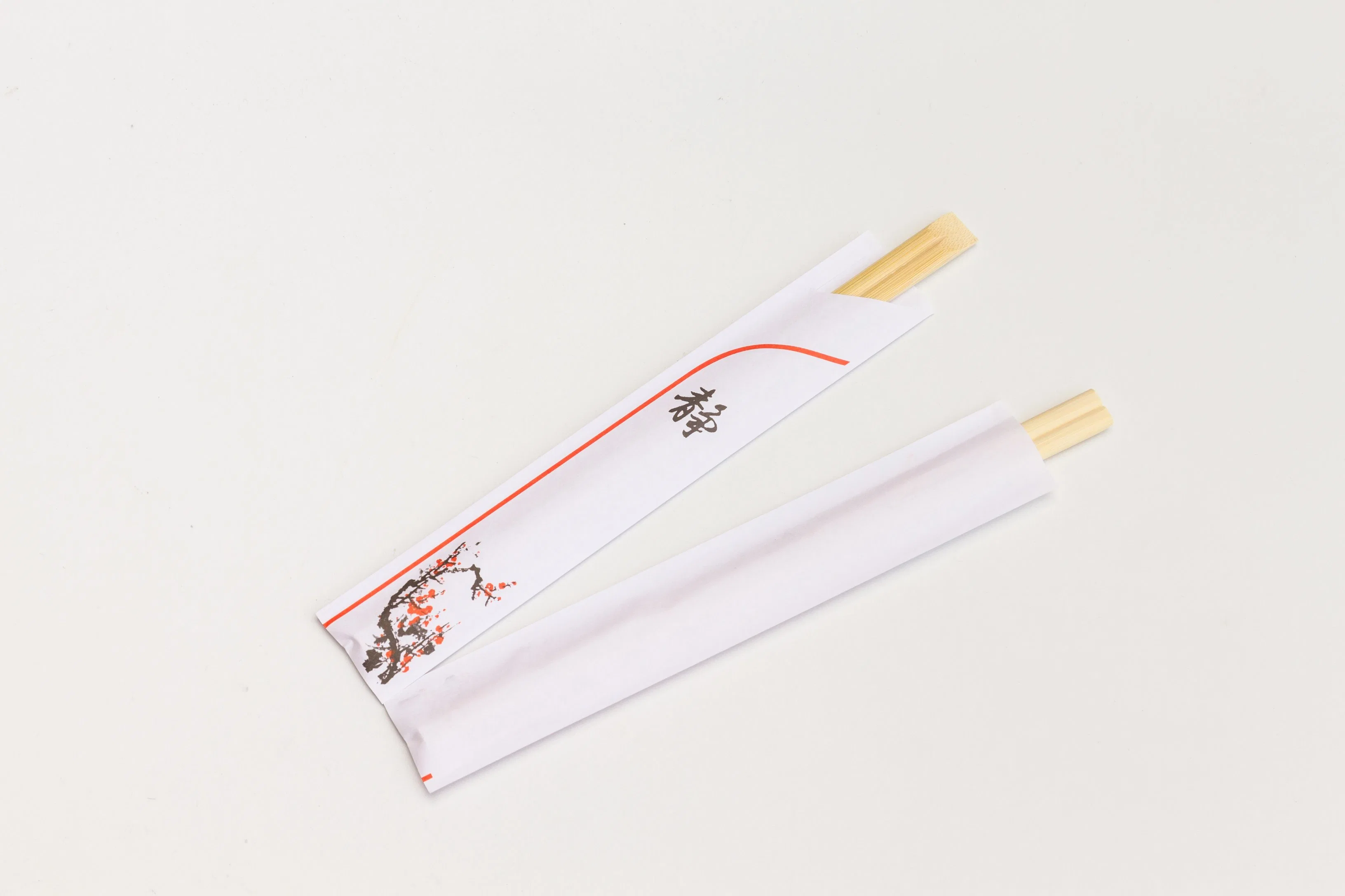 Party Training Paper Cover Wooden Handle Coconut Wood Chopsticks Set with Gift Box