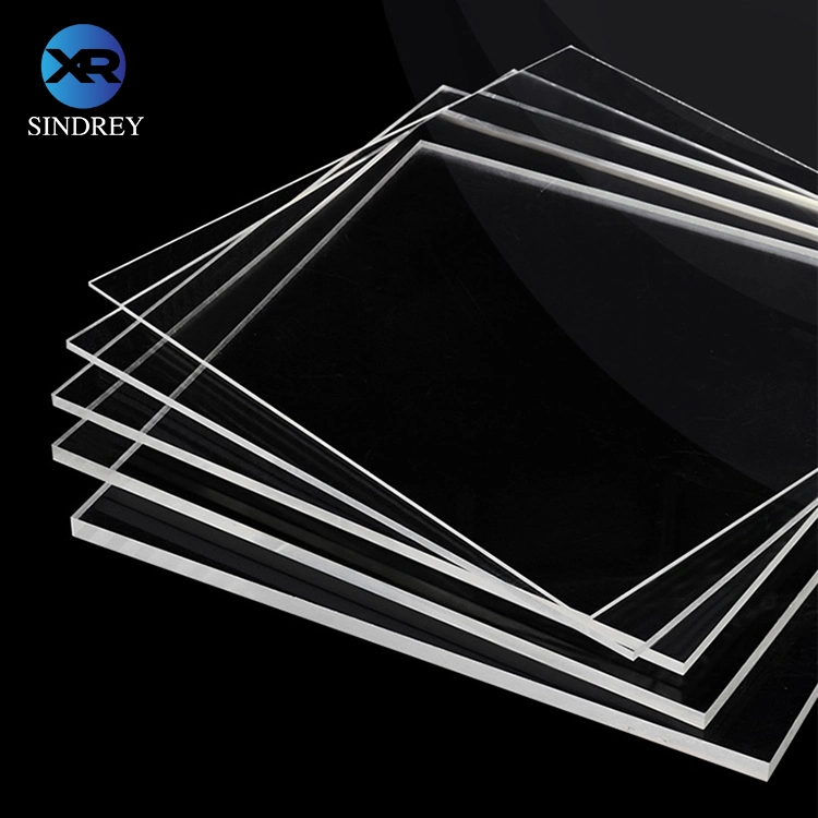 Plexiglass Sindrey 1220*2440mm en plastique 3mm 5mm feuille acrylique clair Présentoir