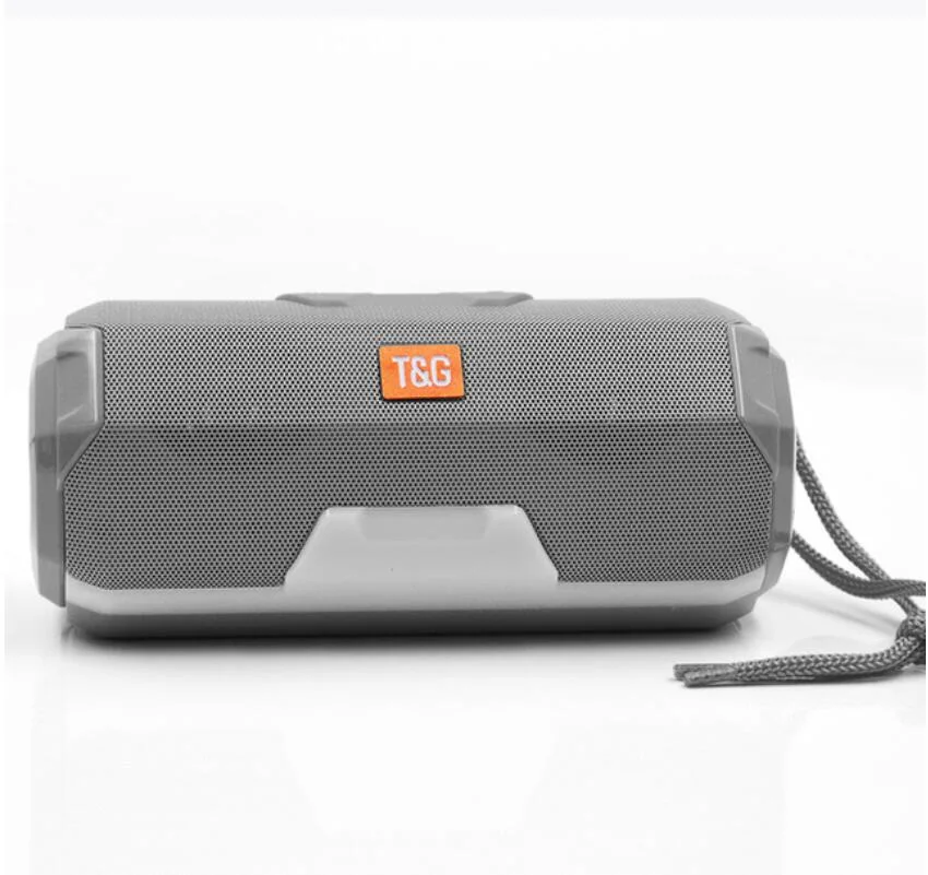 Portable Wireless LED Speaker Supports FM Radio SD Card Low Price Mini Stereo Bass Speaker with Long Service Life Tg143