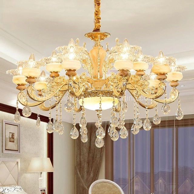 Modern Crystal Candle Chandelier Pendant LED Light Lamp for Home Decoration Zf-Cl-004