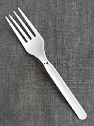 Biodegradable Compostable PLA Kitchen Utensils Tablewares Disposable Plastic Cutlery Fork