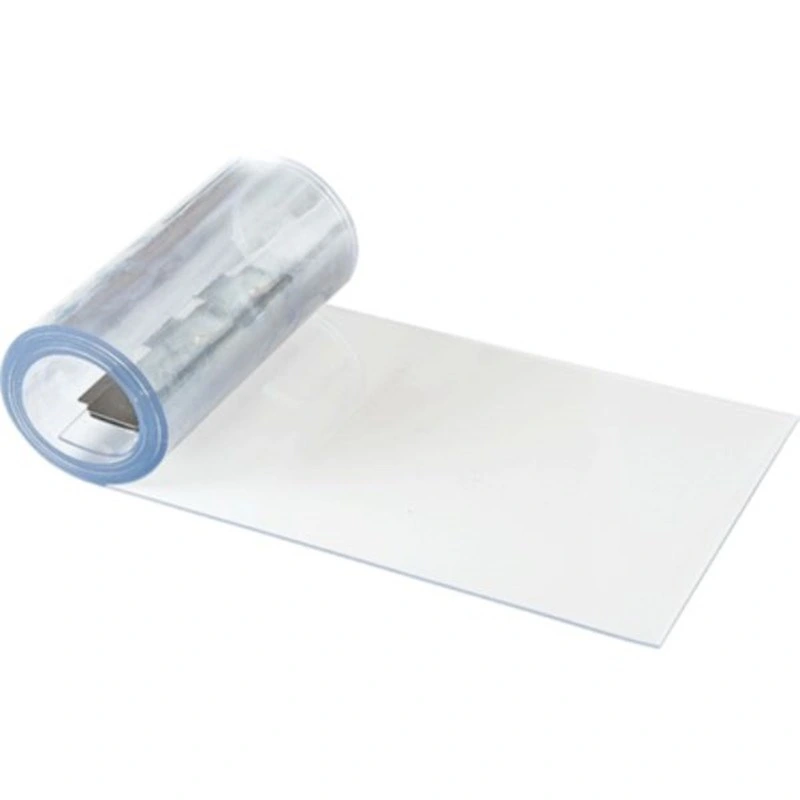 Taille personnalisée 3mm coupe-feu transparent souple standard facile à nettoyer l'industrie des plastiques PVC transparent Film doux de la bande de rideaux de porte