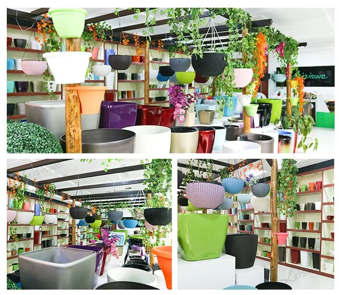 Luxury Wholesale/Supplier Plastic Outdoor and Indoor Garden Decorative Office Flower Pots&Plantersfor Natural Plants