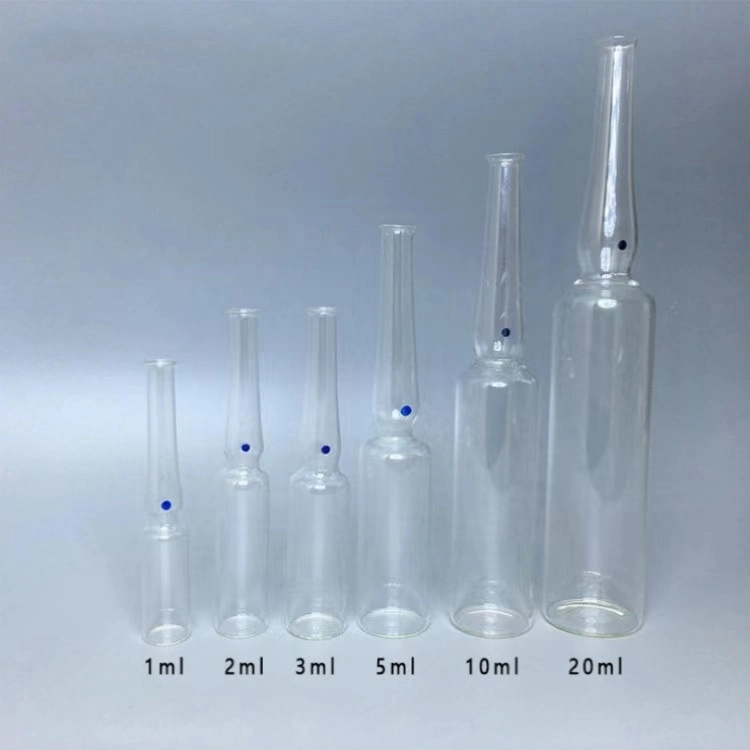 1ml vial de ampolla médica ampollas de vidrio ámbar vacías Tipo de fabricante B