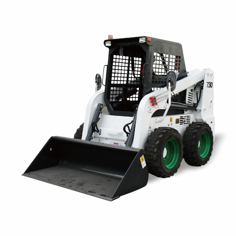 EPA Euro5 CE 1ton 1.5ton 2ton Mini Loader Bucket Attachment Wheel Track Crawler Skid Steer