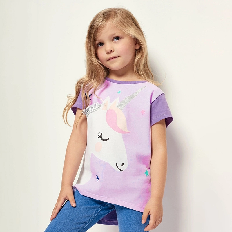 Boutique Selling Kid Girl My Little Pony Print T-Shirt Fashion Children Baby Girl Summer Short Sleeve Clothes