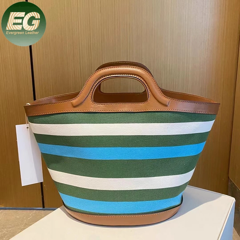 Emg7221 Top Quality Mini Laxury for Women Hand Woven Leather Straw Beach Bags Crossbody Designer Fashion Luxury Ladies Custom Women's Shoulder Bag