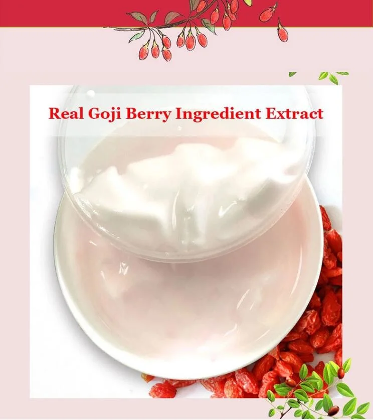 Venta caliente Goqi Berry Crema Hidratación Facial Antienvejecimiento Natural Formulario