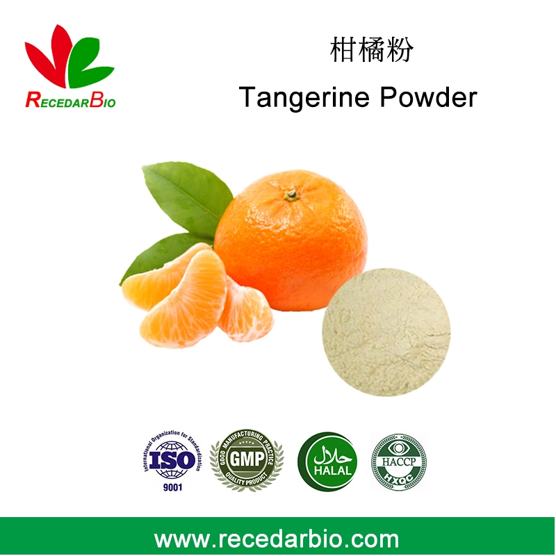 Séchage par pulvérisation naturelles de l'eau de la poudre de fruits en poudre soluble Tangerine