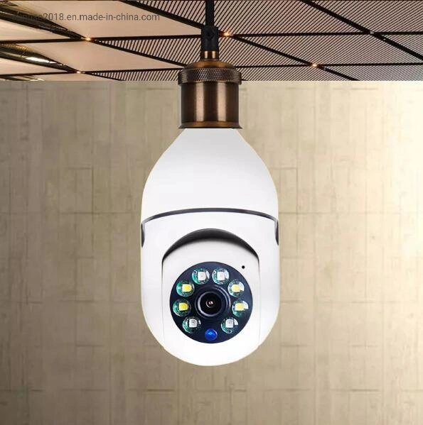 2022 Best Selling E27 Socket Indoor 1080P WiFi Bulb Camera IP Network CCTV Camera 360 Degree Wireless Bulb PTZ Camera