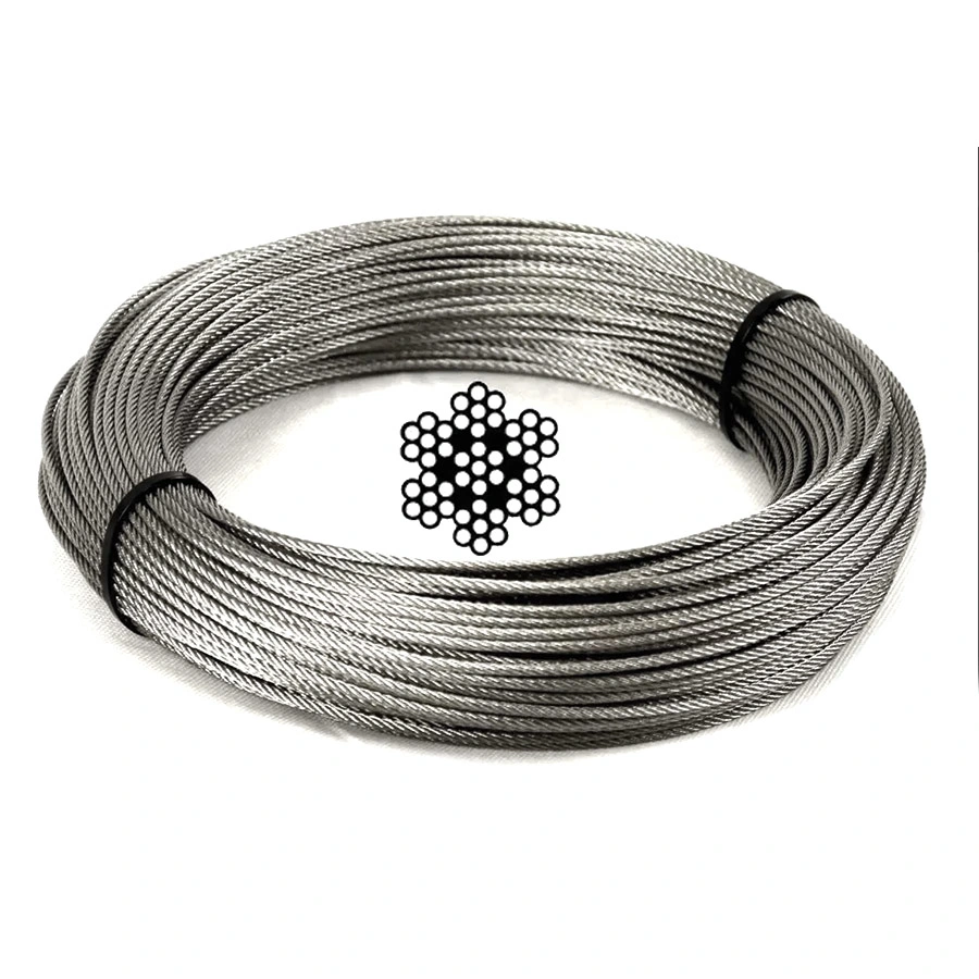 2.0mm 7X7 Galvanized Steel Wire Cable