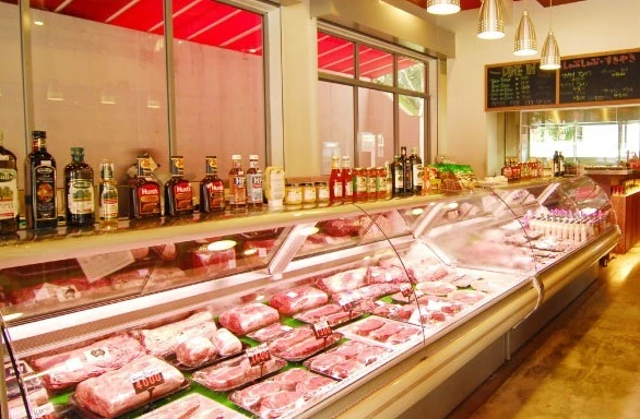 La carne de supermercado Contador contadores de pantalla de 2,5 m