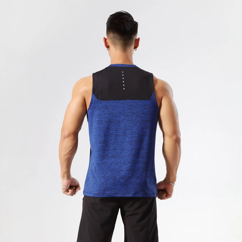 Custom Summer Running Workout Fitness Wear Casual Round Neck Men Tank Top