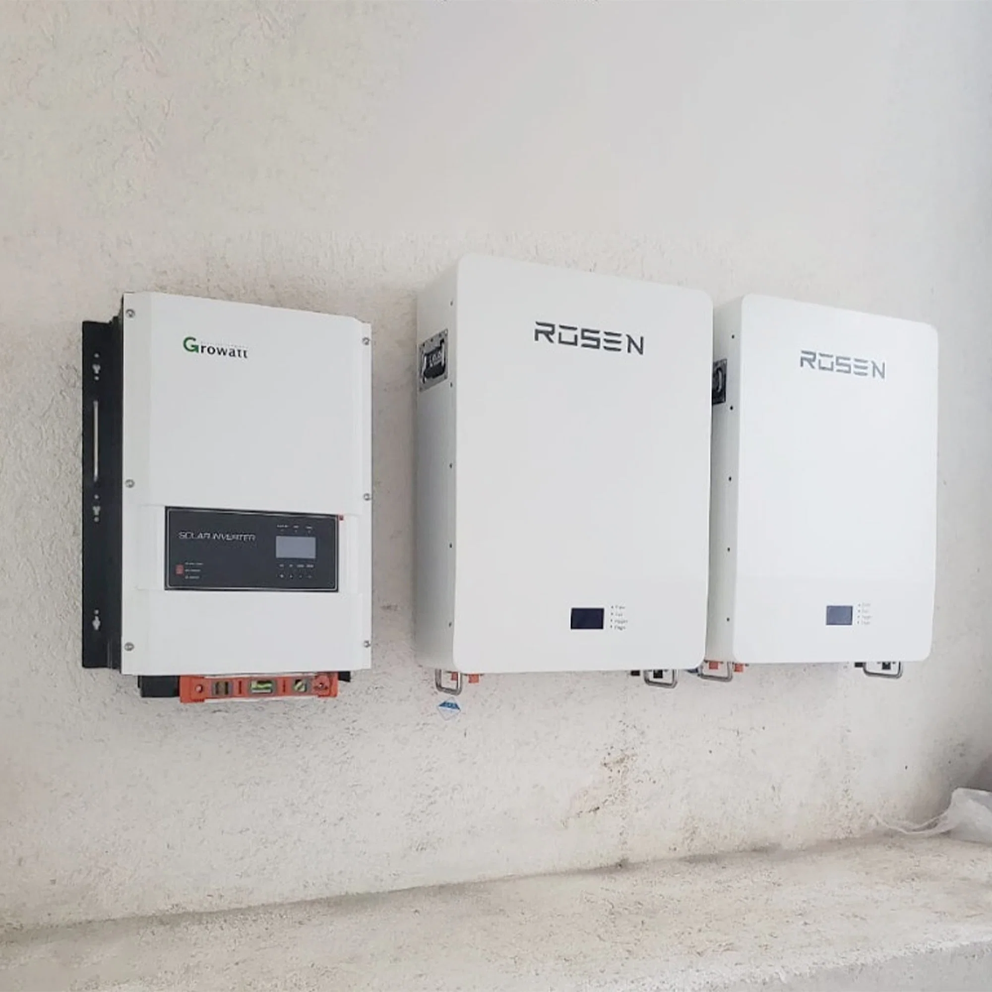 Rosen Energia Solar 5KW 10kw LiFePO4 Bateria 48V 200Ah Parede de Energia Iões de Lítio Recarregáveis