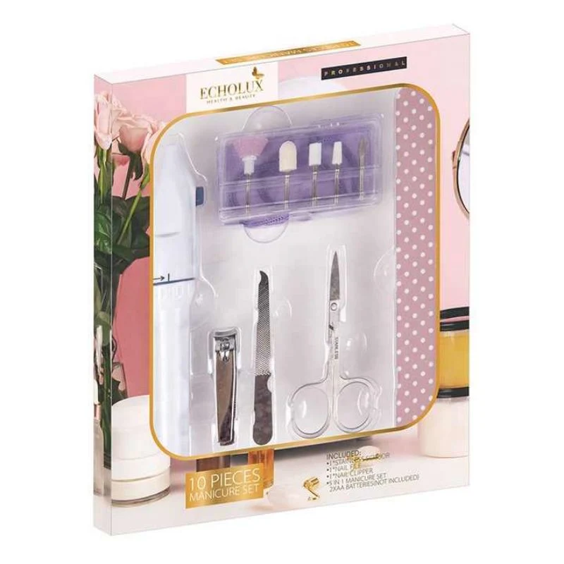 Wholesale Electric Portable Cordless Nail Tool Trimmer Kit Machine Manicure Pedicure Drill Nail Clipper Set