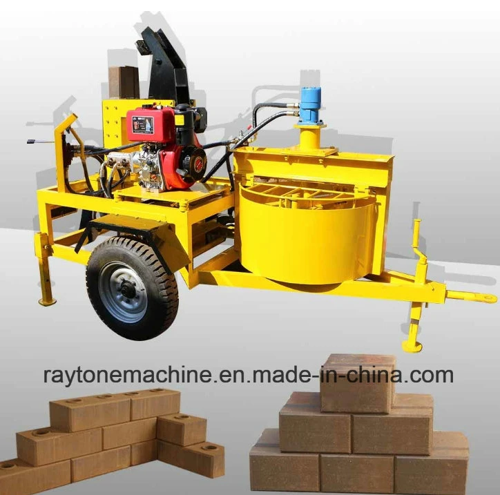 Qtm1-20 Clay Brick Making Machine Interlock Paver Equipment