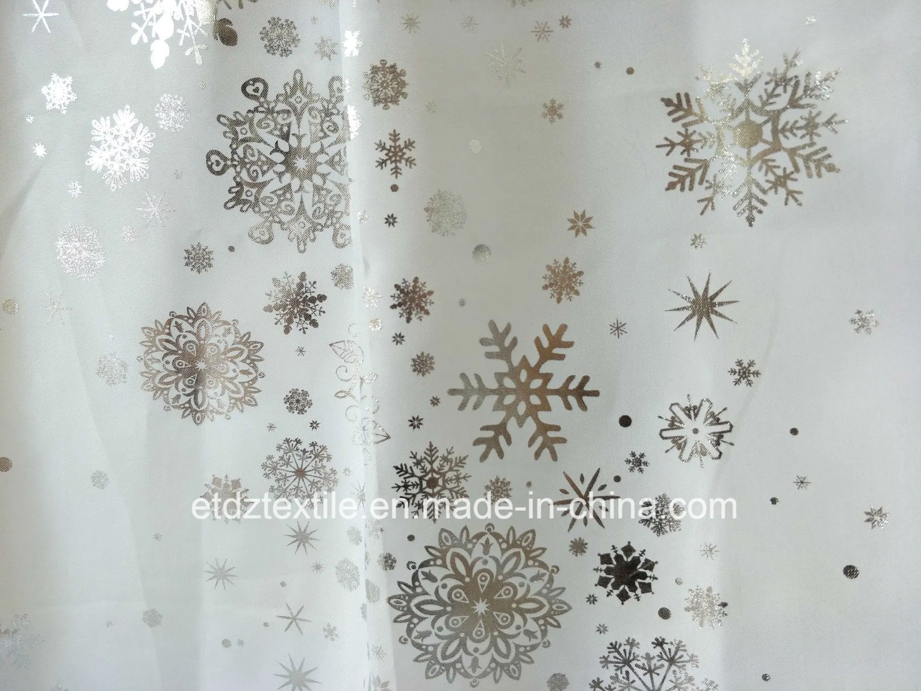 New Design Snow Patterns Table Cloth Fabric