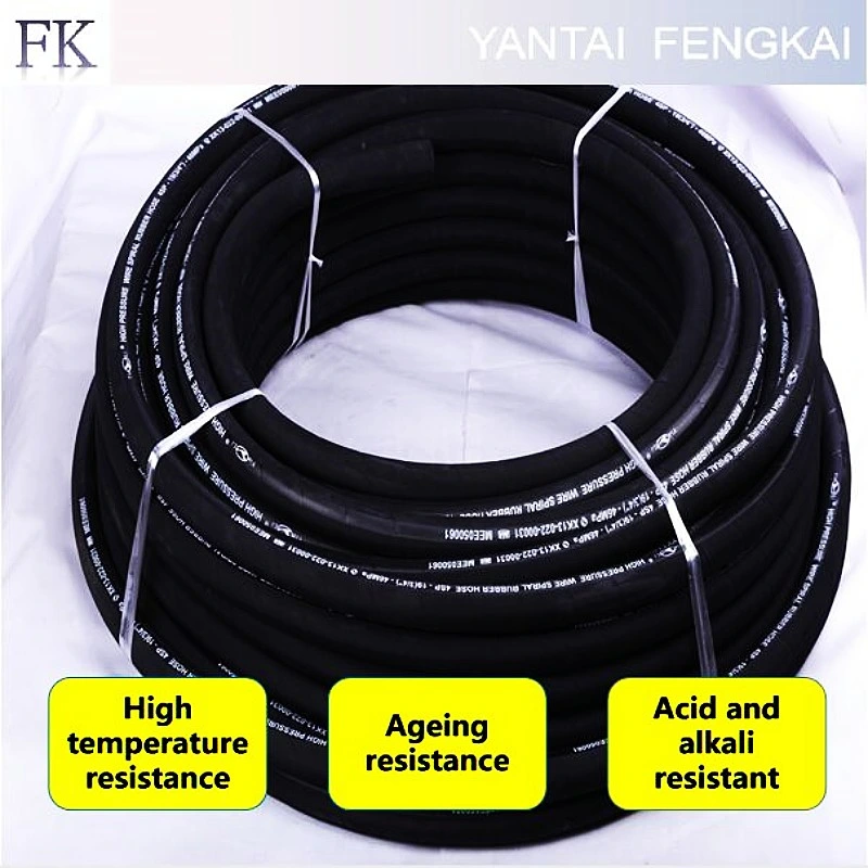 Maquinaria de construcción sistema hidráulico tubería de aceite de alta presión transferencia de aceite marino Tubo de cable