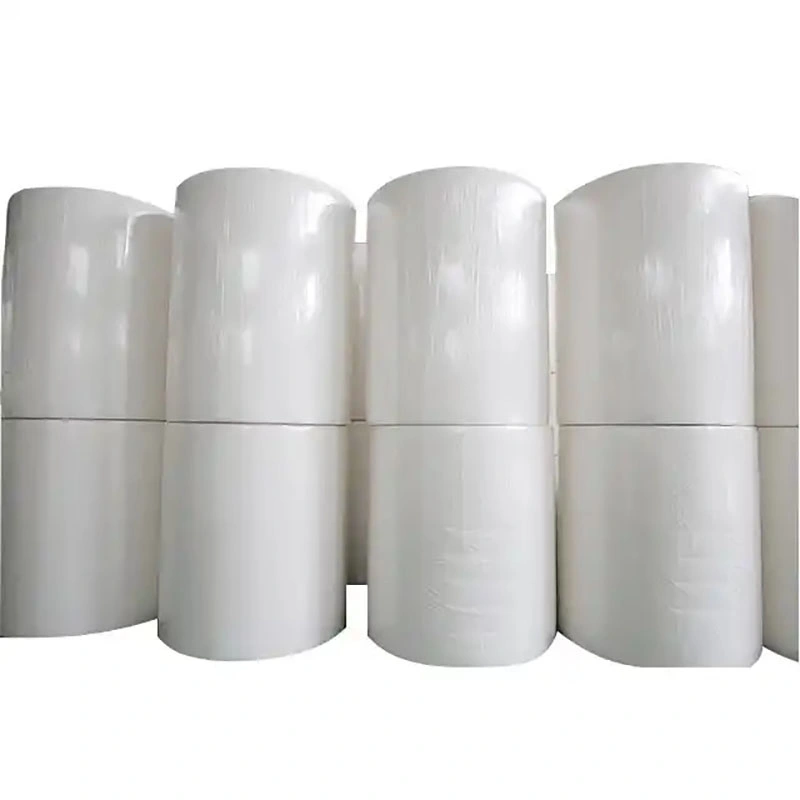 Core Plain Personal Care Household Cleaning Recycled Pulp Jumbo Roll White Color Hygiene 13-21GSM Vietnam Factory Toilet Paper