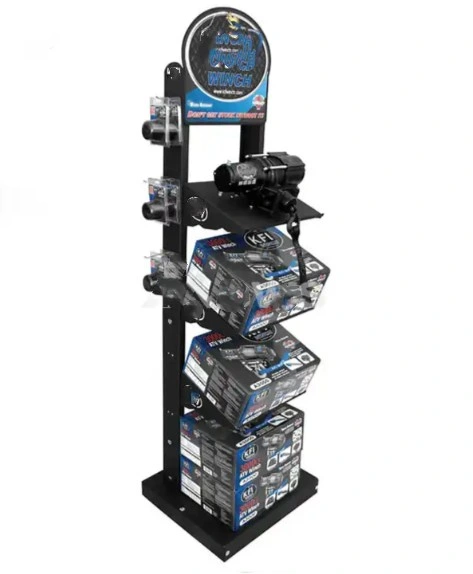 Custom Rotating Socks Display Rack Pop up Merchandising Freestanding Socks Stand Spinner Sock Display Fixture Design