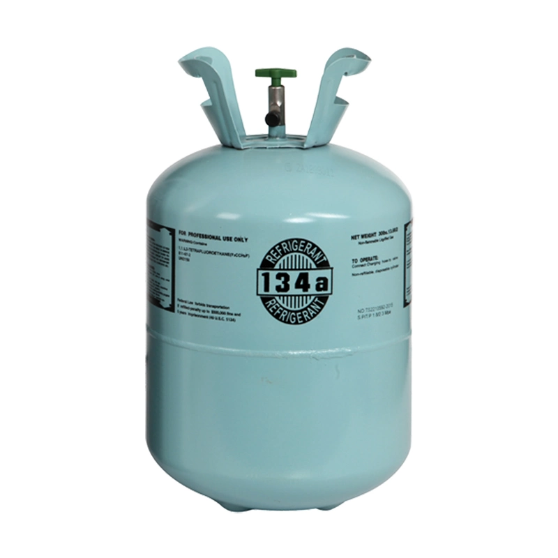 99.93% Purity 13.6kg/ Disposable Cylinder Refrigerant Gas R134A