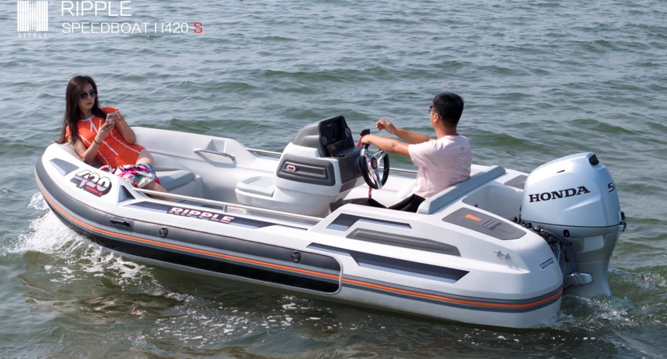 Chinese 4.2m Motor Multi-Use Speed Work Boat for Sale