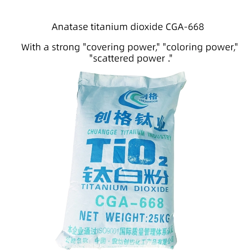 Durability and Whitening of Cga-668 Reinforced by Anatase Titanium Dioxide