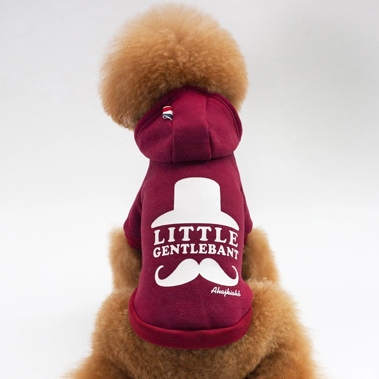 Wholesale Winter Fleece Warm Cute Pet Dog Clothes Pet Hood Coat Apparel