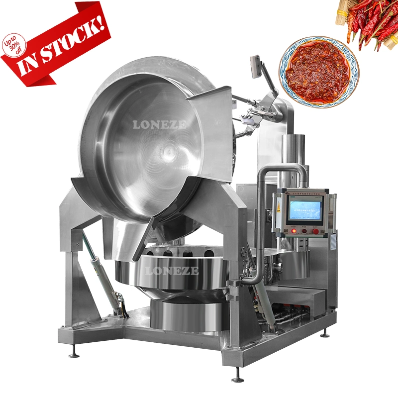 Durable Industrial Electric Gas Tilting Cooking Mixer Pot with Agitator