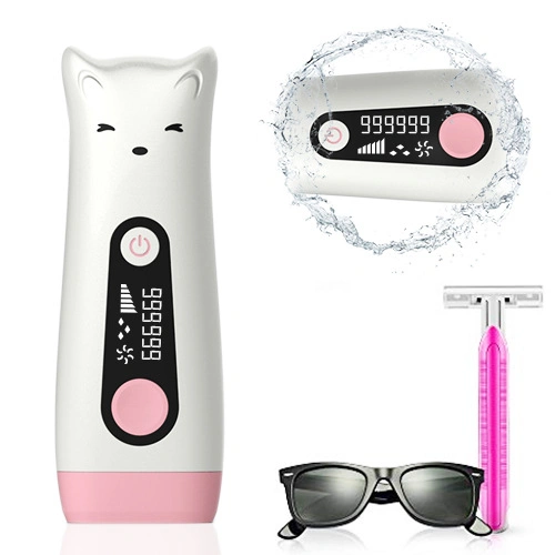Home Gebrauch Tragbare Beauty-Ausrüstung Ganzkörper Gefrierpunkt Schmerzfrei 5 Zahnräder Elektronische IPL Cat Laser Haarentfernung für Frauen