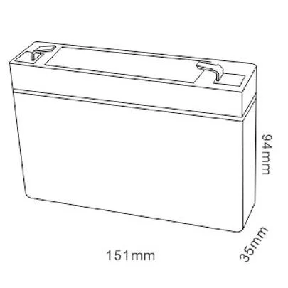 Tcs SL6-9 Battery DC 6V 9ah Seal Lead Acid for Power Tools