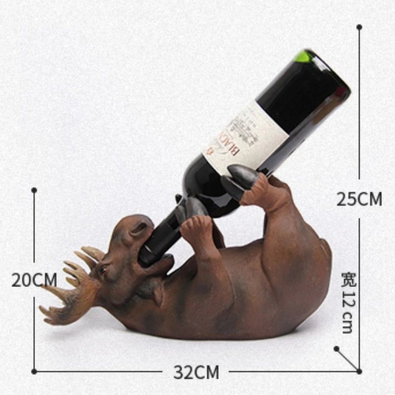 Custom Design Animal Bear Wine Bottle Holder