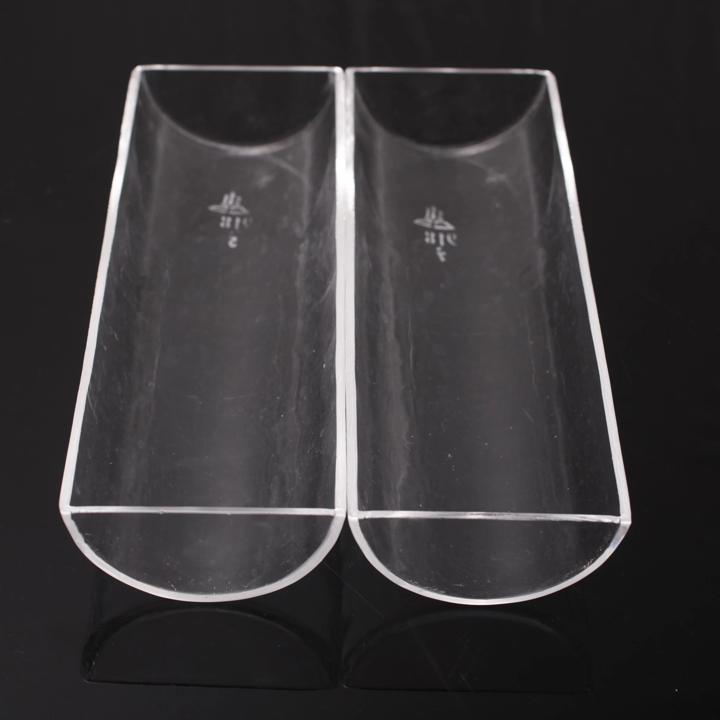 Custom Lab Quartz Glassware Polished Quartz Cells Tanks Clear Square Glass Quartz Petri Dish 75mm X 35mm X 35mm Deep