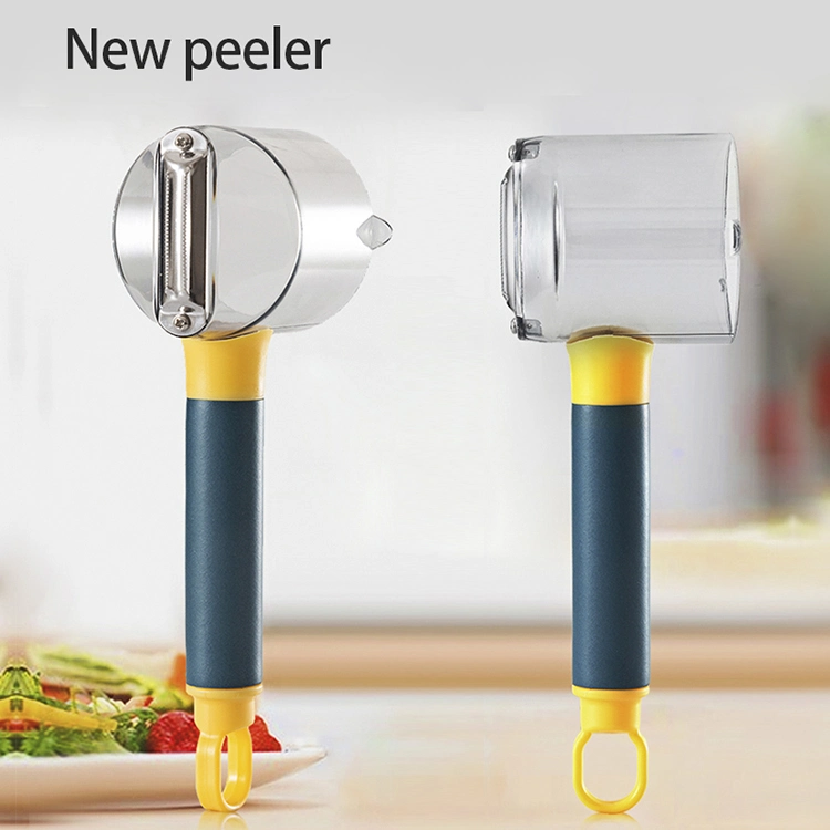 Stainless Steel Peeler Fruit Vegetable Potato Apple Peeler Grips Serrated Peeler