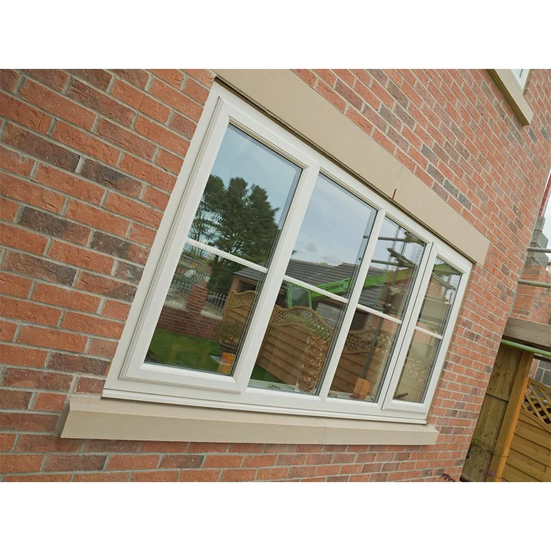 Most Popular Original Factory Price UPVC House Doors Windows 3 Panel Triple PVC Window