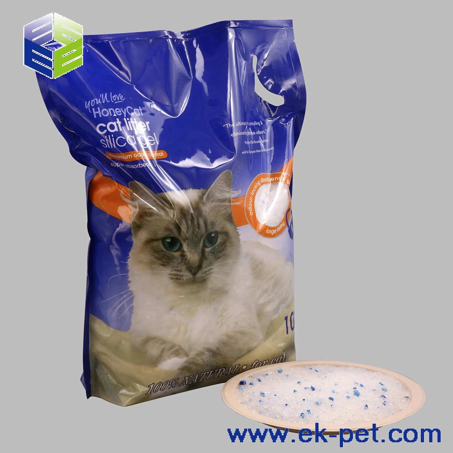 O melhor naturado sem pó e forte sílica Odor Control Cristais de gel produto de limpeza para animais de estimação da cama da Cat