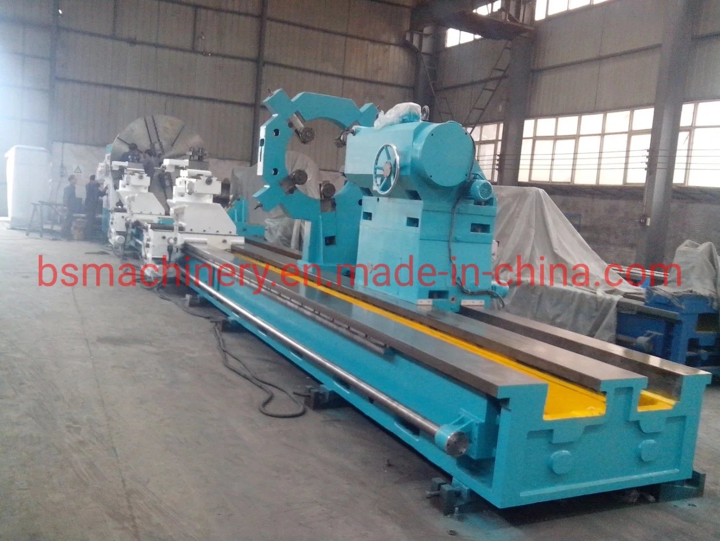 32tons Load Capacity Heavy Duty Horizontal Lathe Machine