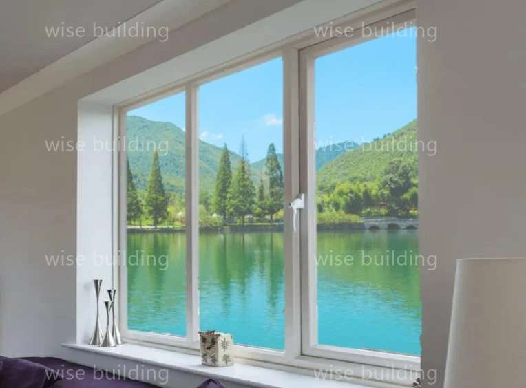 Interior Aluminum Swing Casement Window Hollow Tempered Glass Multiple Color Security Soundproof Double Glazed Windows Pool Enclosure